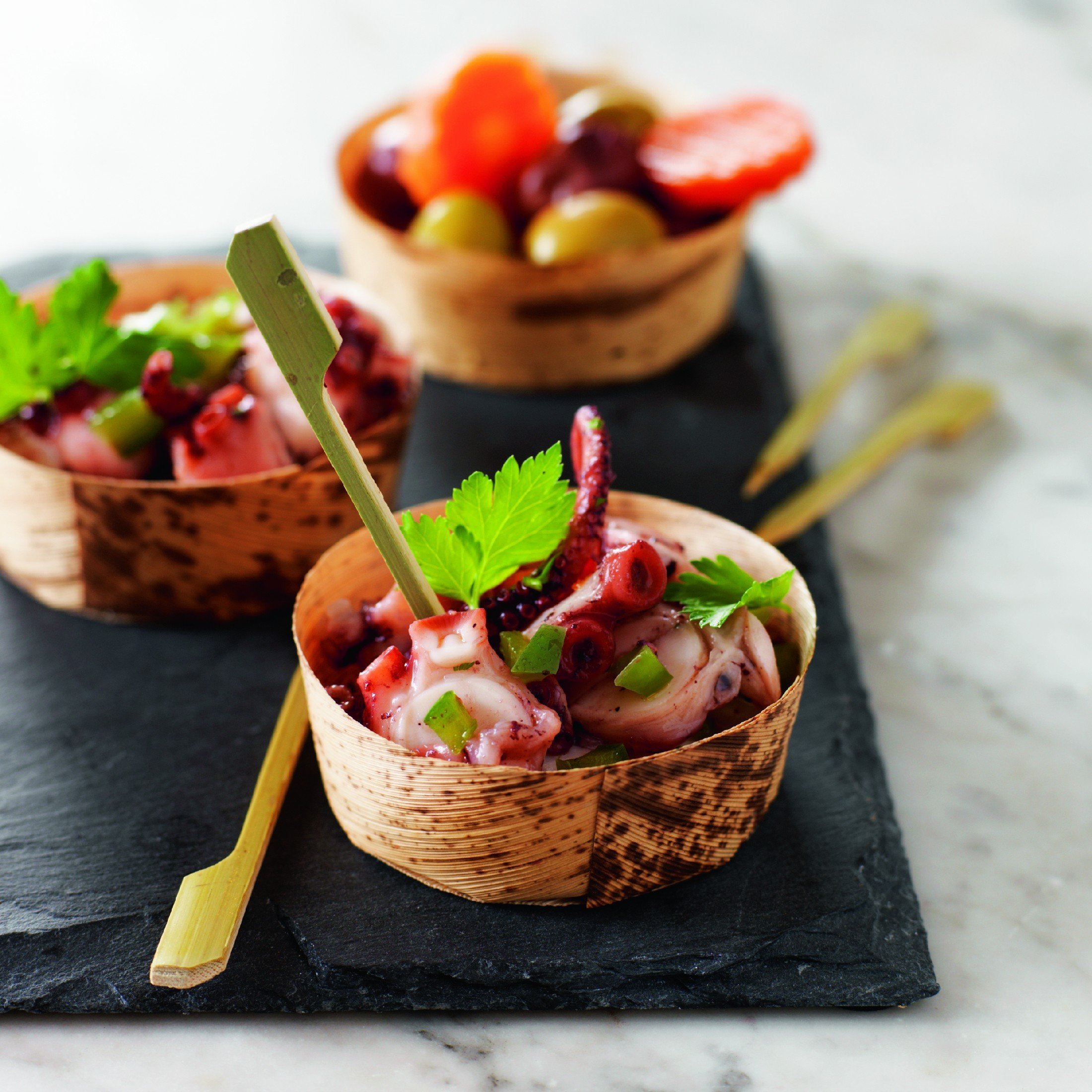 Salát z chobotnice – recept pro varný kuchyňský robot Tefal Click and Cook