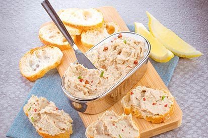 Rillettes ze sardinek s hořčicí – recept pro varný kuchyňský robot Tefal Click and Cook