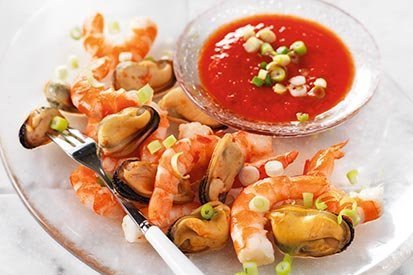 Salát z plodů moře – recept pro varný kuchyňský robot Tefal Click and Cook