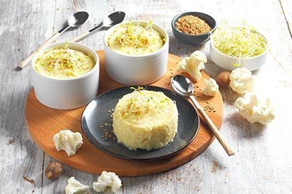 Květákový flan – recept pro varný kuchyňský robot Tefal Click and Cook