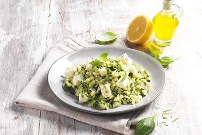 Cuketový salát s mozzarellou – recept pro varný kuchyňský robot Tefal Click and Cook