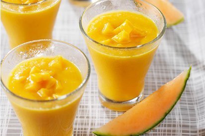 Melounovo-mangové gaspacho – recept pro varný kuchyňský robot Tefal Click and Cook