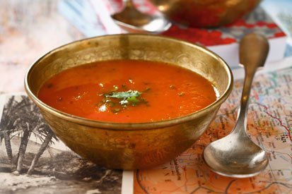 Mrkvová polévka s koriandrem a citrónem – recept pro varný kuchyňský robot Tefal Click and Cook