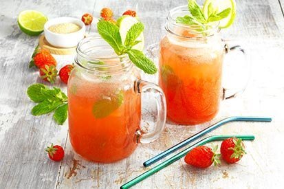 Jahodové mojito – recept pro varný kuchyňský robot Tefal Click and Cook