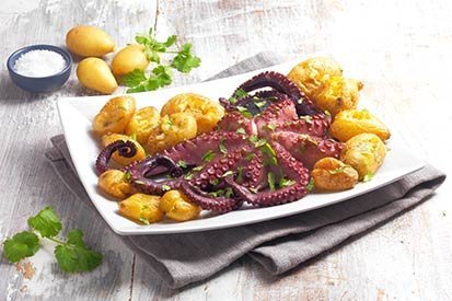 Polvo à lagareiro – recept pro varný kuchyňský robot Tefal Click and Cook