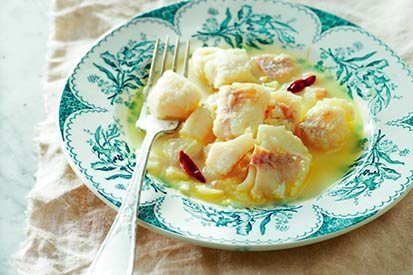 Treska po baskicku – recept pro varný kuchyňský robot Tefal Click and Cook