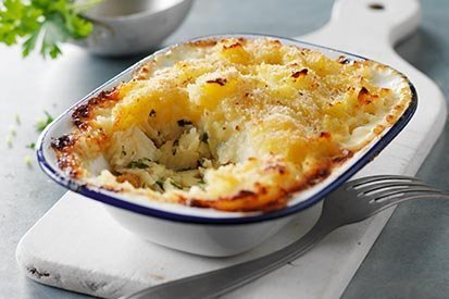 Gratinovaná treska – recept pro varný kuchyňský robot Tefal Click and Cook