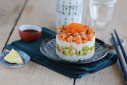 Sushi dort – recept pro varný kuchyňský robot Tefal Click and Cook