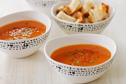 Krevetová polévka „Bisque“ – recept pro varný kuchyňský robot Tefal Click and Cook