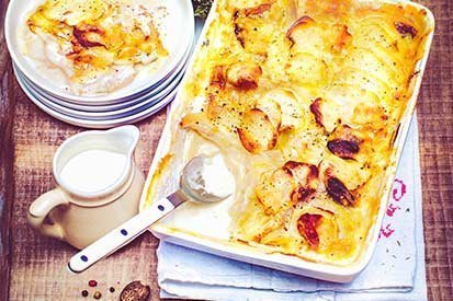 Franouzské smetanové brambory – recept pro varný kuchyňský robot Tefal Click and Cook