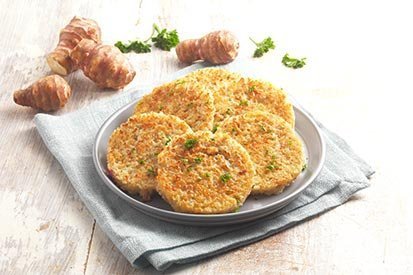 Topinamburové placičky – recept pro varný kuchyňský robot Tefal Click and Cook