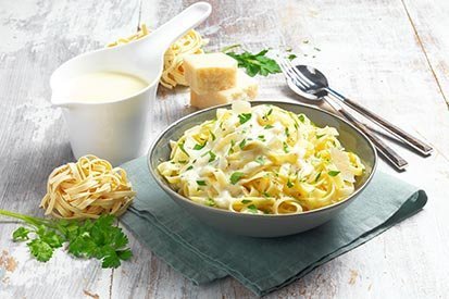 Fettuccine alfredo – recept pro varný kuchyňský robot Tefal Click and Cook