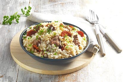 Kachna s rýží po Portugalsku – recept pro varný kuchyňský robot Tefal Click and Cook