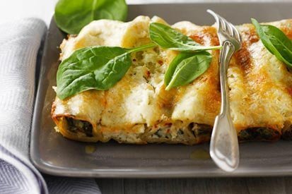 Cannelloni se špenátem – recept pro varný kuchyňský robot Tefal Click and Cook