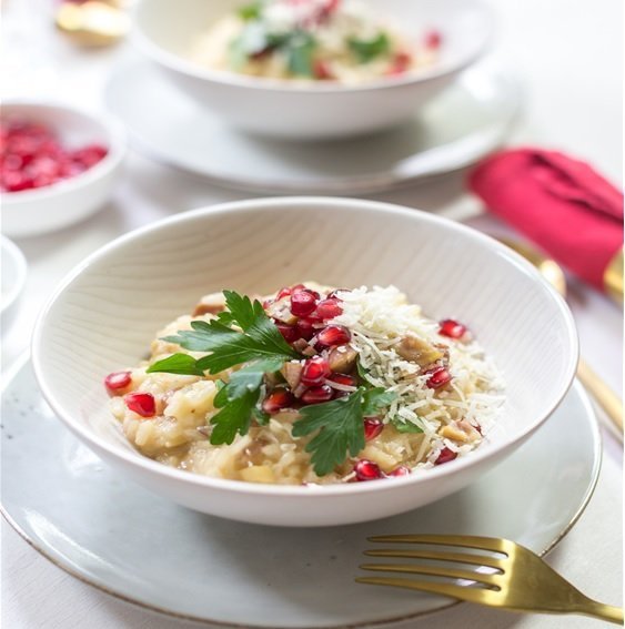 Kaštanové rizoto – recept pro varný kuchyňský robot Tefal Click and Cook