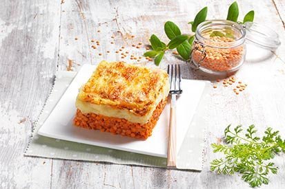 Vegetariánský hachis parmentier – recept pro varný kuchyňský robot Tefal Click and Cook
