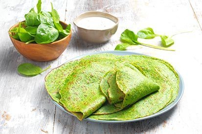 Palačinky se špenátem – recept pro varný kuchyňský robot Tefal Click and Cook