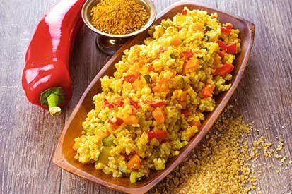 Bulgur se zeleninou – recept pro varný kuchyňský robot Tefal Click and Cook