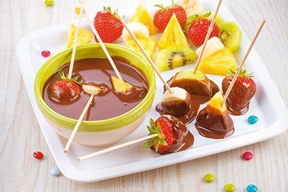 Čokoládová fondue – recept pro varný kuchyňský robot Tefal Click and Cook