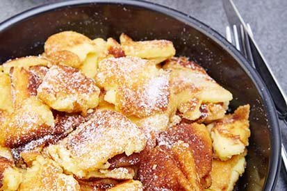 Císařský trhanec s rozinkami – recept pro varný kuchyňský robot Tefal Click and Cook