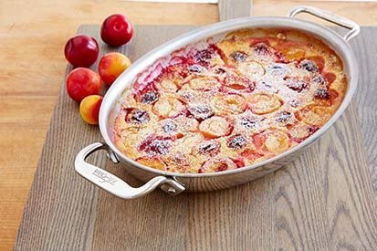 Švestkový pudink – recept pro varný kuchyňský robot Tefal Click and Cook