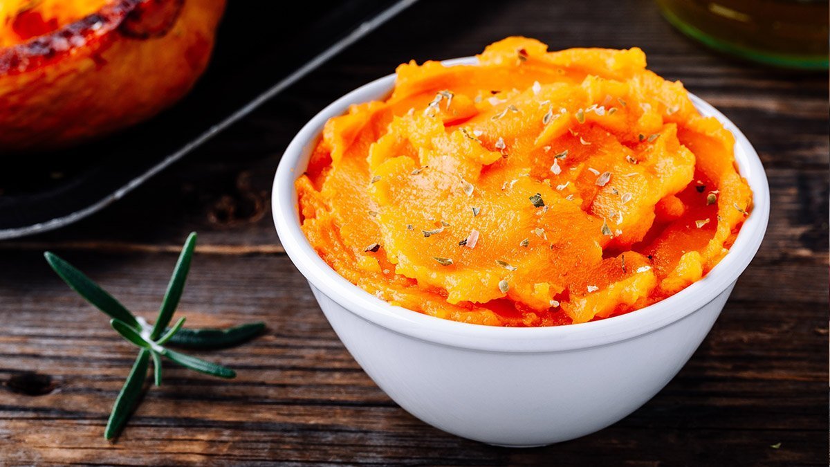 Dýňové pyré s bramborem v mixéru Tefal Perfectmix Cook