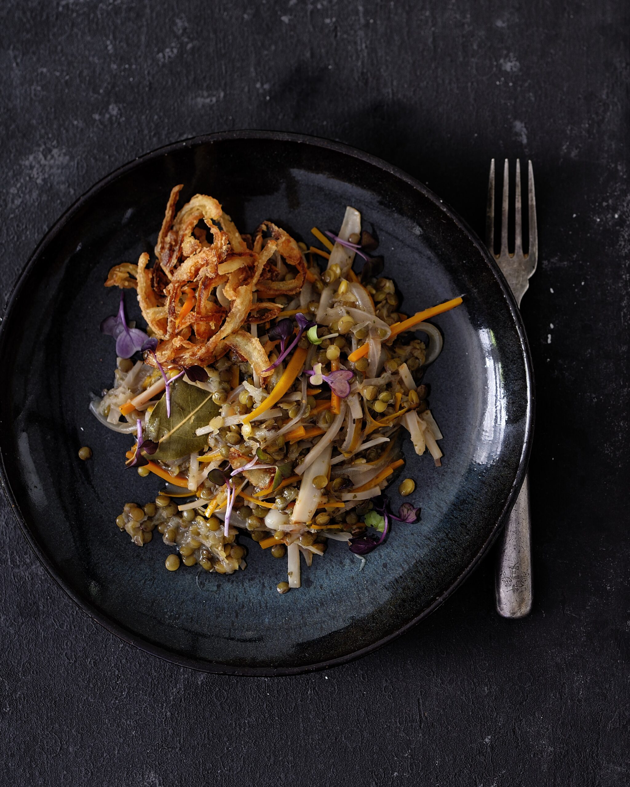 Čočka na kyselo – recept od šéfkuchaře Ondřeje Slaniny pro Tefal Cook4Me+