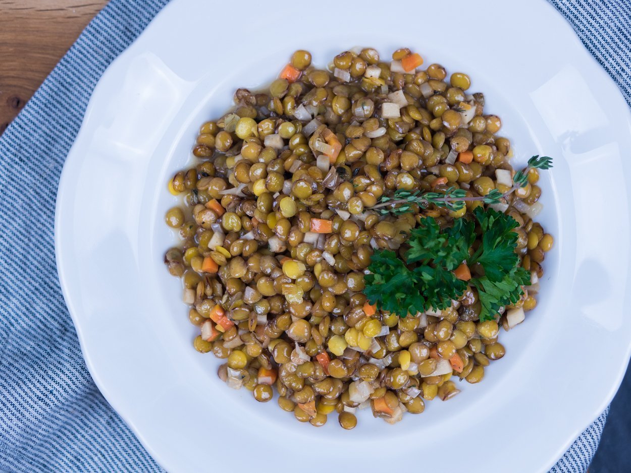 Čočkové rizoto s kořenovou zeleninou – recept od šéfkuchaře Ondřeje Slaniny pro Tefal Actifry