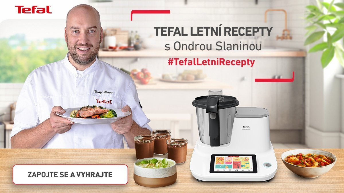 Jedním klikem šéfkuchařem díky multifunkčnímu varnému kuchyňskému robotu Click & Cook – Letní recepty #TefalLetniRecepty