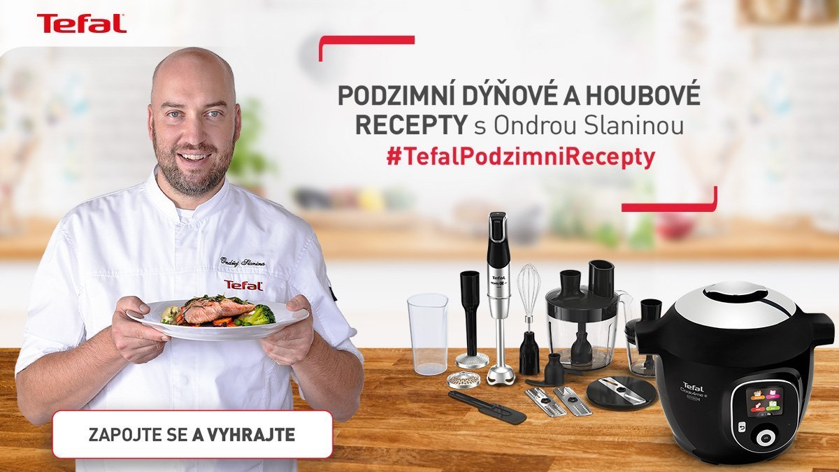 Podzimní recepty už na vás čekají #TefalPodzimniRecepty od Ondřeje Slaniny