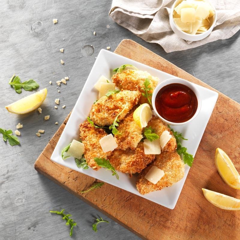 Ropogós pecorino csirkefalatok – őszi és halloween recept légsütőhöz Easy Fry