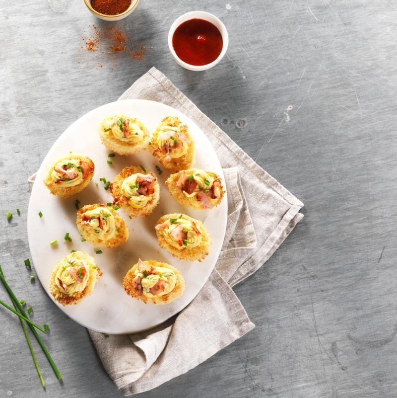 Skotská vejce – podzimní a halloweenský recept pro horkovzdušnou fritézu Easy Fry