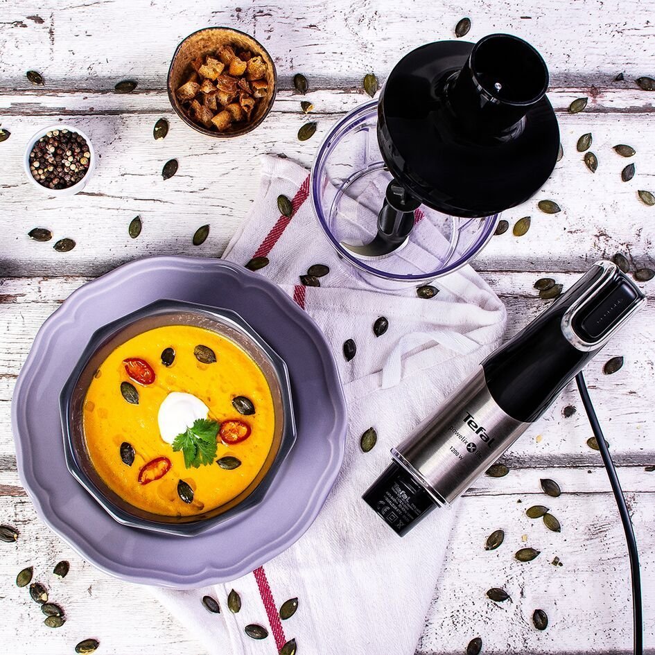 Krémová dýňová polévka – recept v tyčovém mixéru Infiny Force Pro 5v1