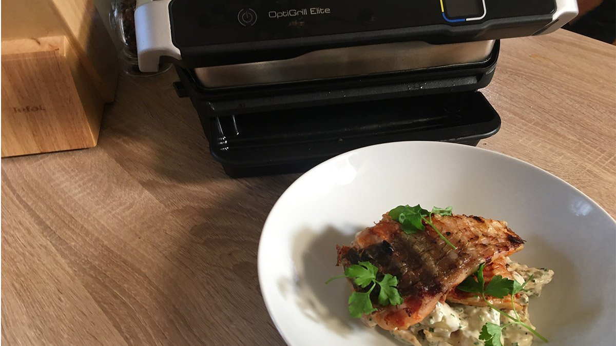 Vánoční recept 2022 – Grilovaný kapr se salátem z grilované zeleniny #TefalVanocniRecepty