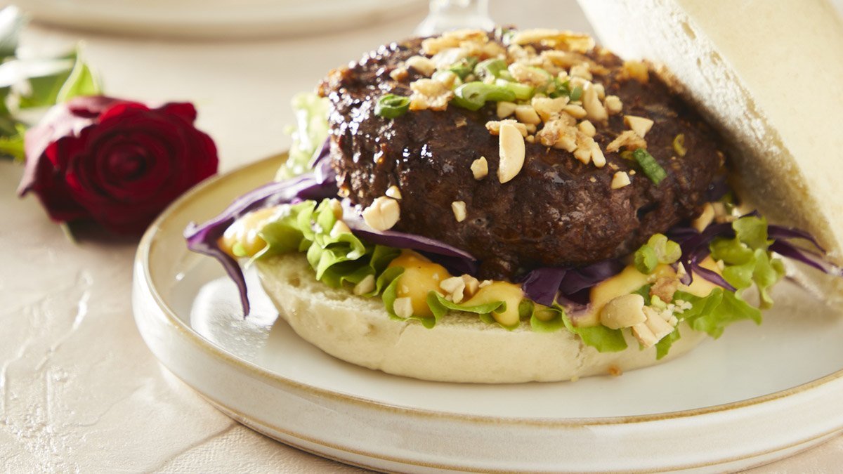 Bao burger – valentýnský recept pro horkovzdušnou fritézu Tefal Easy Fry&Grill 2in1 Precision