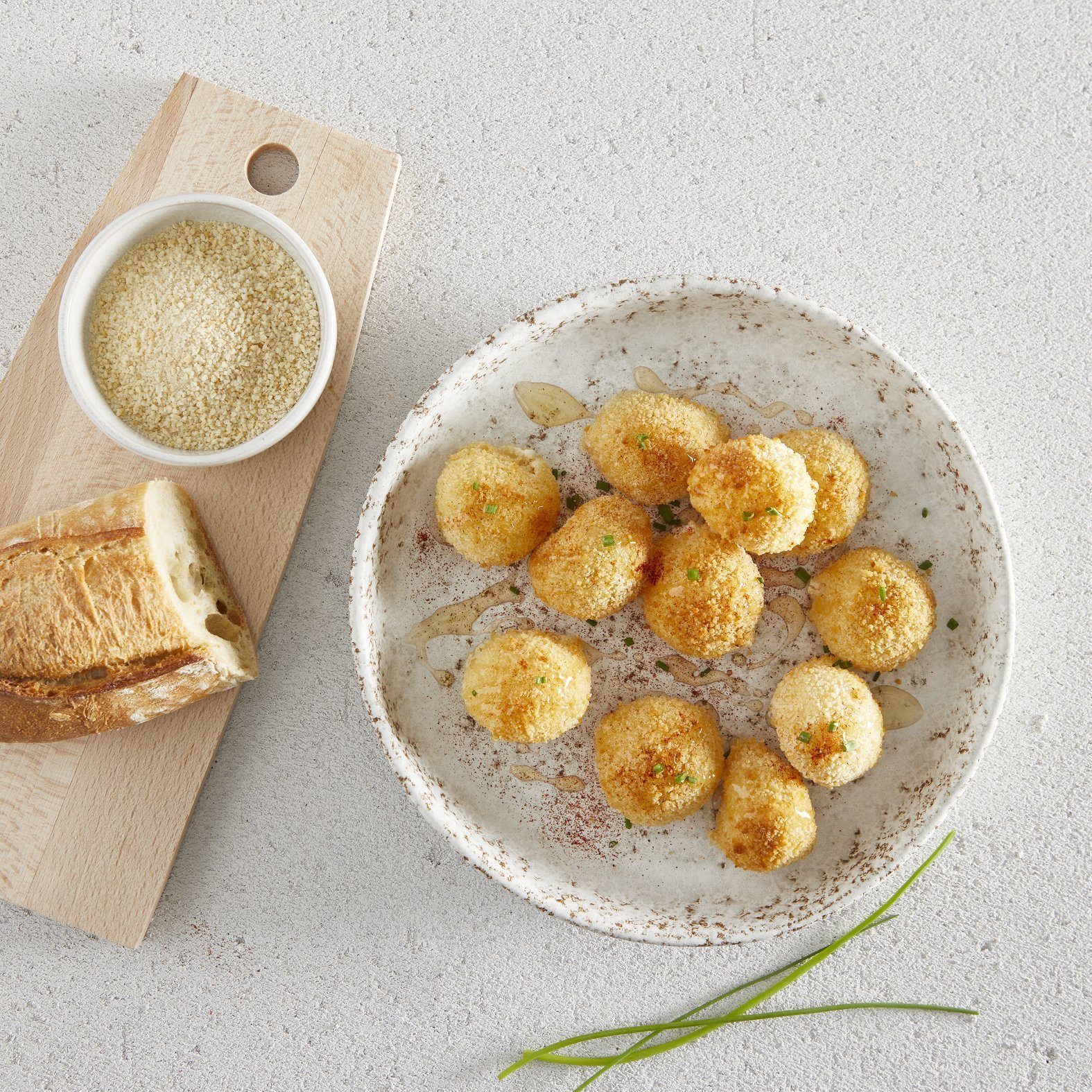 Kecskesajtgolyók mézzel – recept a forró levegős sütőhöz #zerowaste