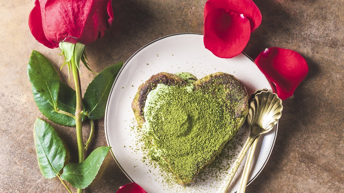 Matcha láva pirítós – Valentin napi recept a Tefal serpenyőhöz