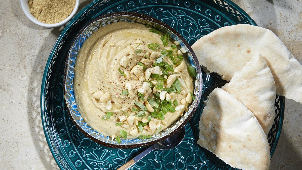 Thai humusz mogyoróvajjal – Valentin napi recept a Tefal Perfectmix Cook Steam többfunkciós asztali turmixgéphez