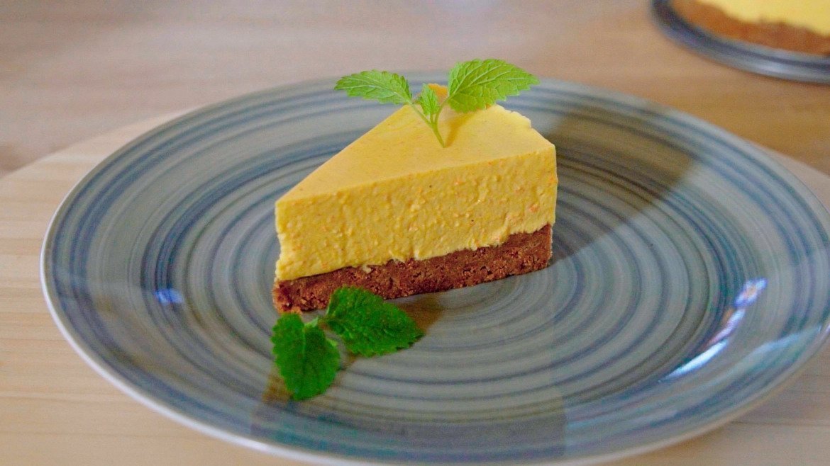 Nem sütött sütőtökös sajttorta #TefalOsziReceptek