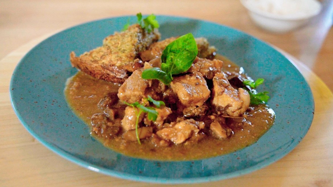 Gombás sertéshús burgonya- és cukkinitöltelékkel #TefalOsziReceptek