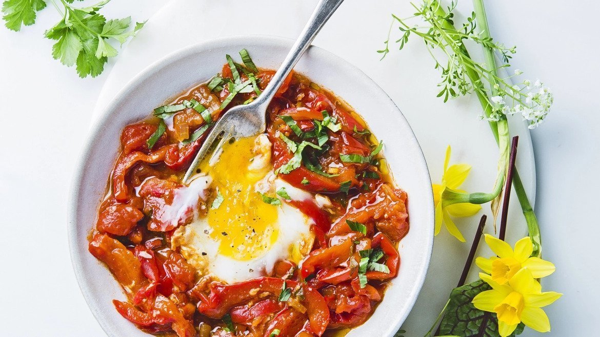 Shakshuka s vajíčkami – recept v inteligentnom multifunkčnom hrnci Tefal Cook4me+
