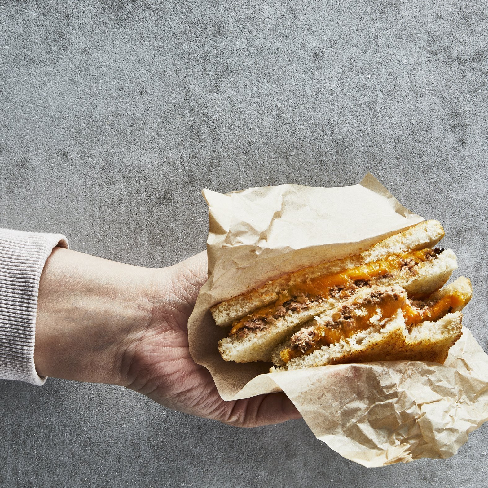 Forró tonhalas szendvicsek