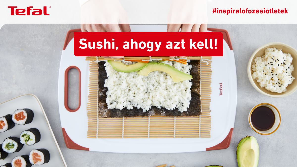 Sushi otthoni készítése lépésről- lépésre