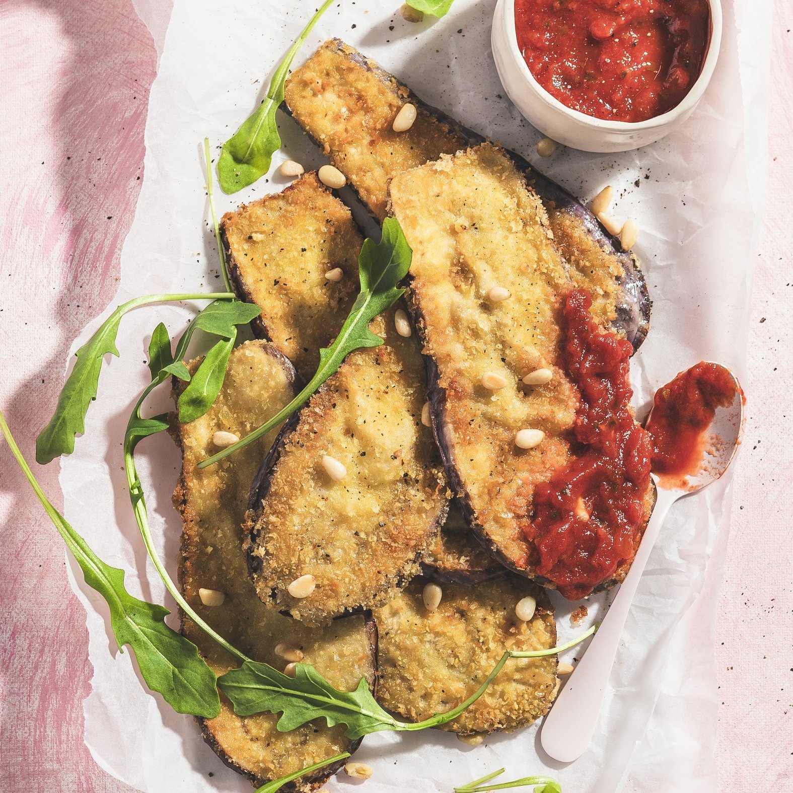 Vegán padlizsán milánói módra