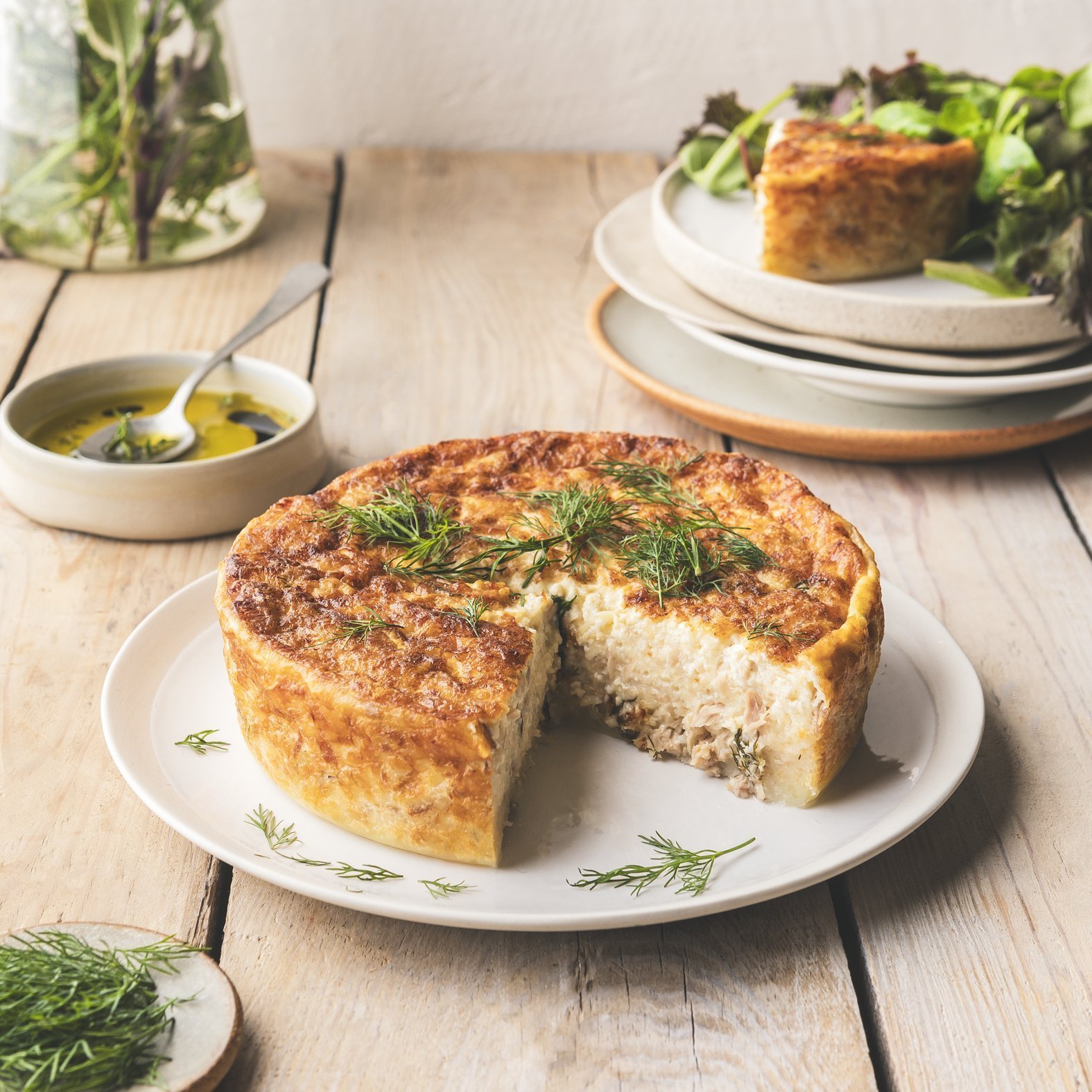 Tonhalas quiche kéreg nélkül