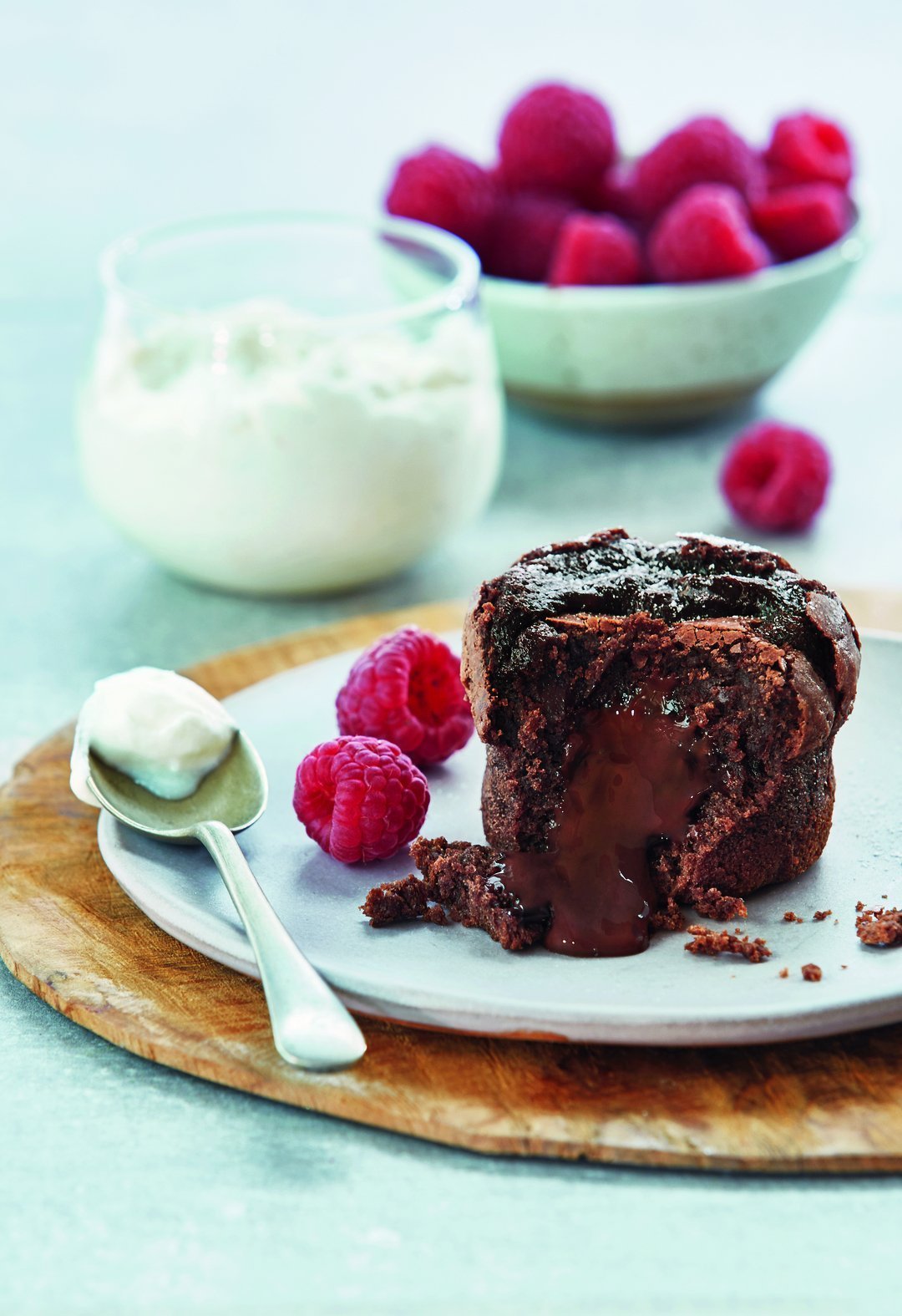 Csokoládés lávatorta – A Tefal Coach Black QB900838 konyhai robotgép receptje