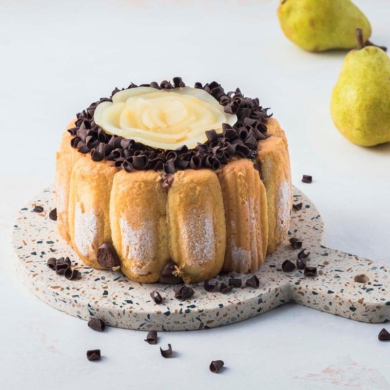 Csokoládés körtés charlotte – A Tefal Coach Black QB900838 konyhai robotgép receptje