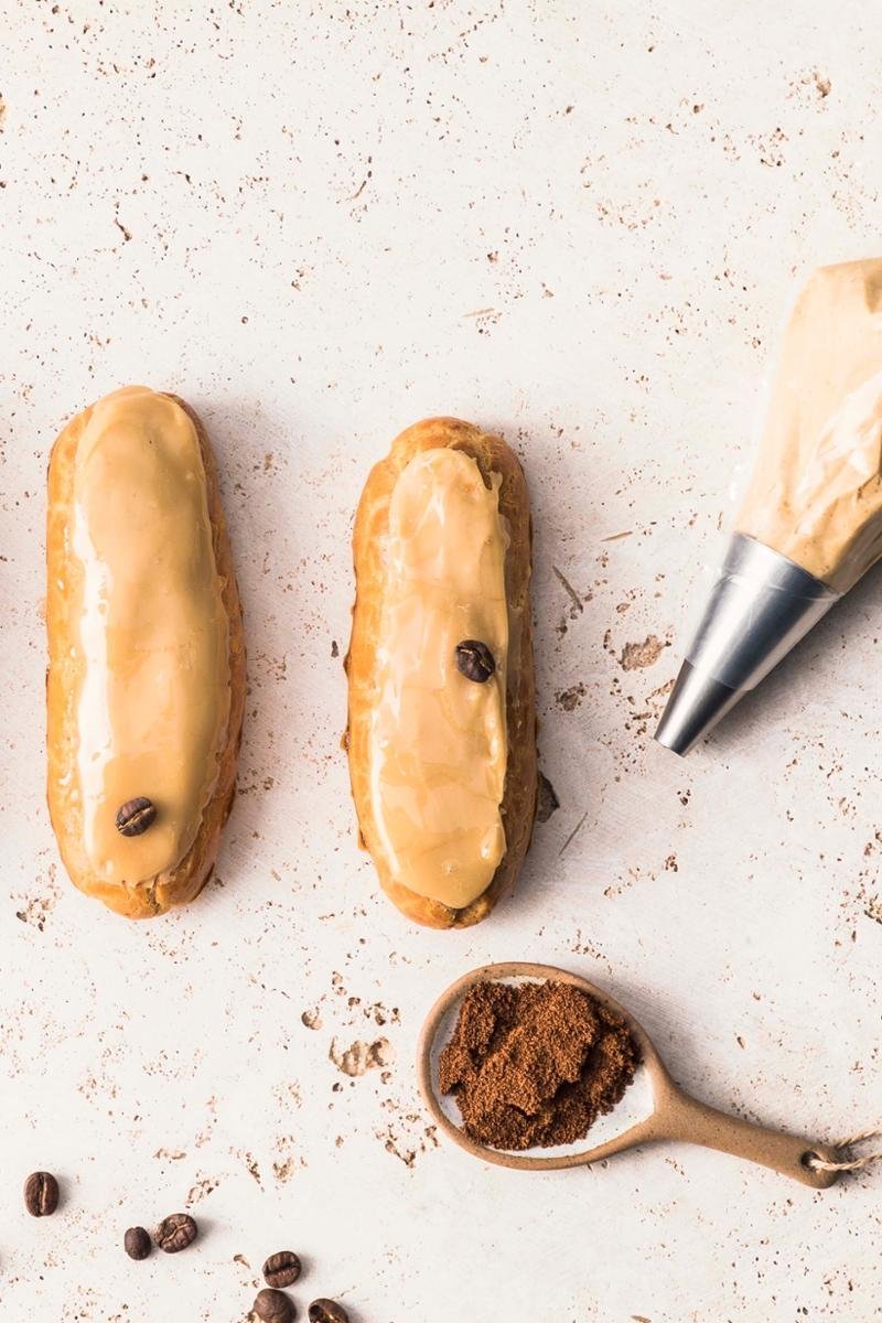 Kávés Ekler fánkok – A Tefal Coach Black QB900838 konyhai robotgép receptje