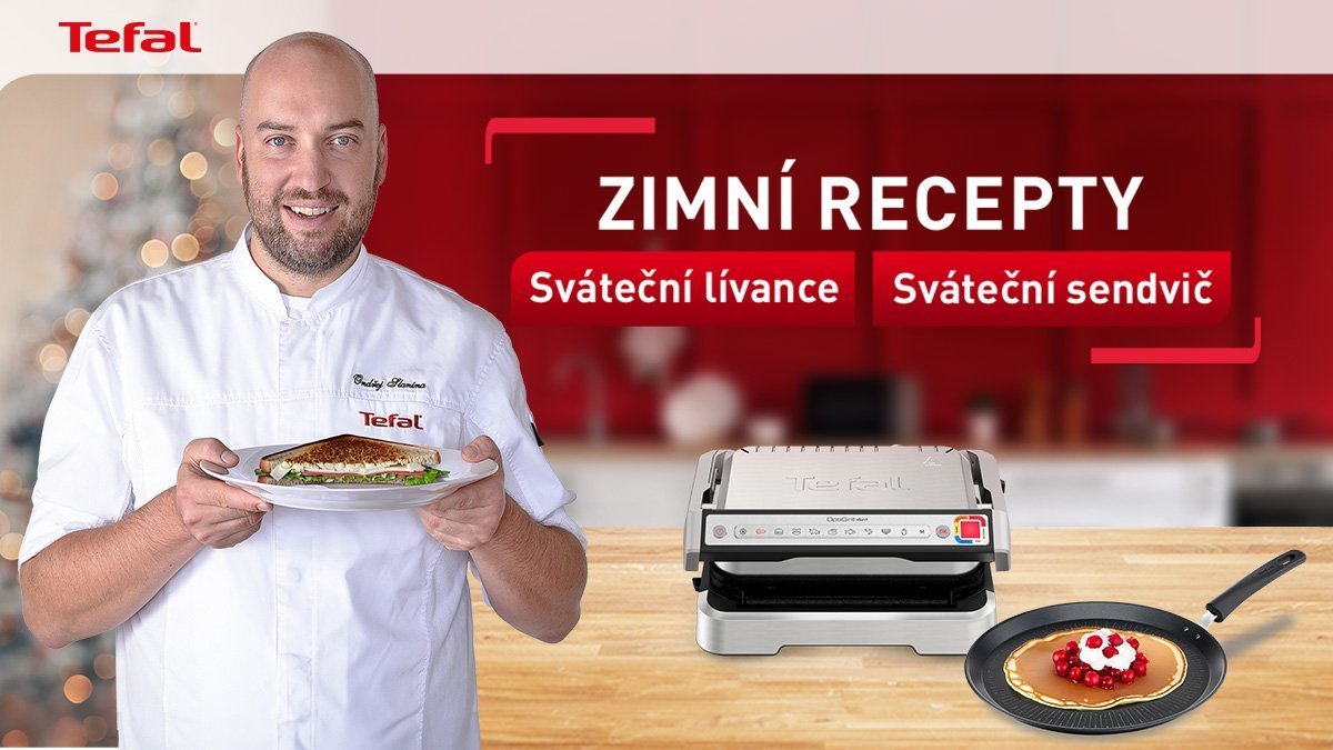 Vánoční recepty na zimní období od Ondry Slaniny #TefalZimniRecepty