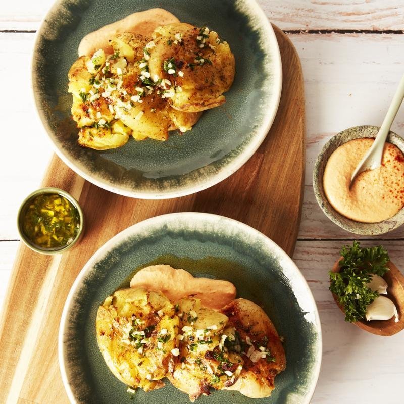 Zemiakové placky s dipom ktipiti a bylinkovým olejom.jpg